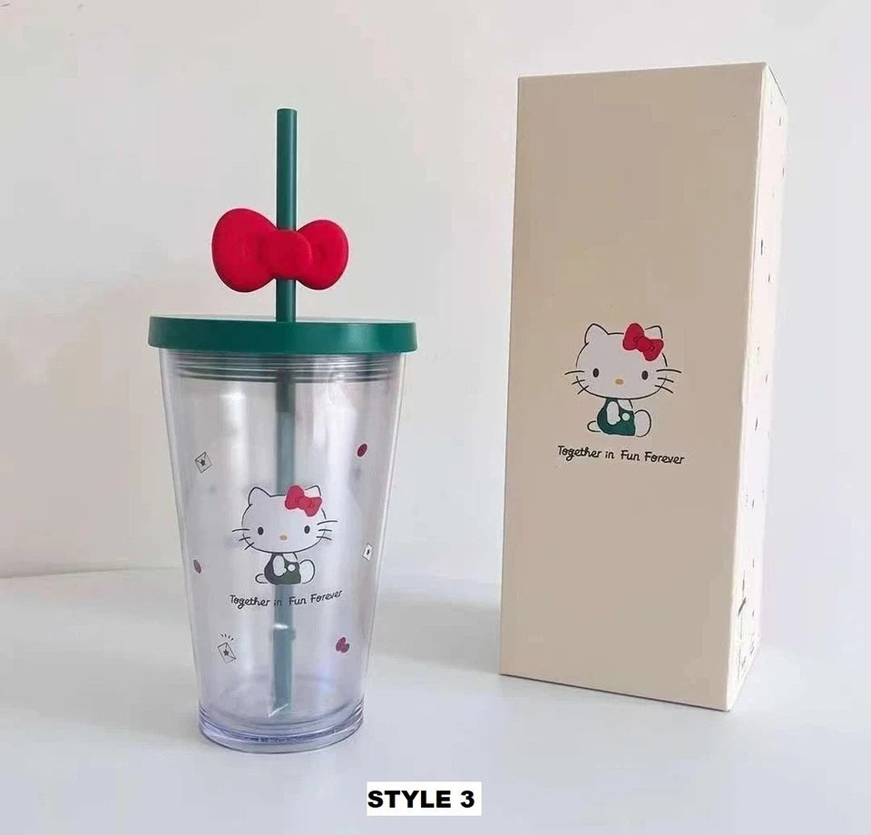 Starbuck 2025 Hello Kitty Stainless Steel Tumbler Cup 473ml 16Oz Christmas Gift