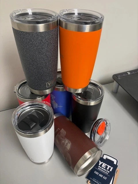 1 Yeti OOPS 20oz - Error Engraving, Mis-Engraved, Assorted Colors & Lids Random